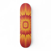Red Orange Explosion!  Custom Skateboard