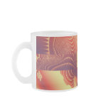 Red Orange Gold Fractals Mug
