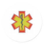     red & orange & green stickers