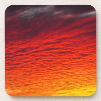 Red Orange Sunset Clouds