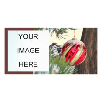 Red Orb Photo Card
