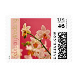 Red Orchid • February Wedding Stamp
