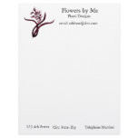 Red Orchid Letterhead