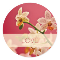 Red Orchid • Love Sticker by SabineStGreetings Red Orchid • Love Sticker