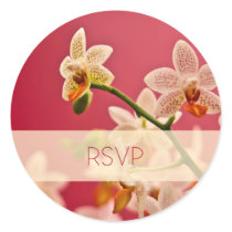 Red Orchid • RSVP Sticker by SabineStGreetings Red Orchid • RSVP Sticker