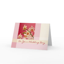 Red Orchid • Wedding Congratulation Card