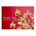 Red Orchid • Wedding Favor Tags business cards by SabineStGreetings Red Orchid • Wedding Favor Tags business cards