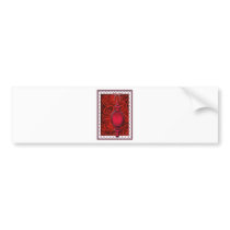 Red ornament bumper stickers by toots1 Red ornament bumper stickers