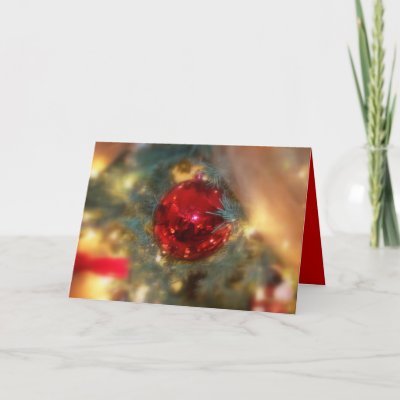 Red Ornament  cards