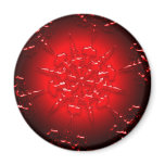 Red Ornament Magnet