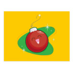 Red Ornament Post Cards