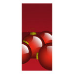 Red Ornaments Rack Card