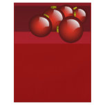 Red Ornaments Stationery flyers
