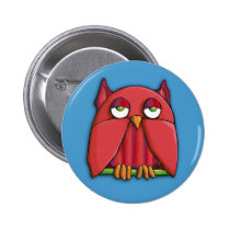 Red Owl aqua Button buttons