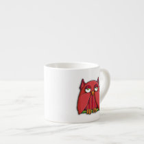 Red Owl Espresso Mug