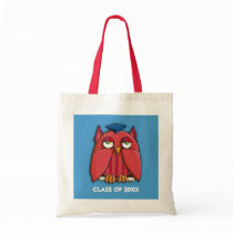 Red Owl Grad aqua Bag