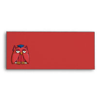 Red Owl Grad red Letterhead Envelope envelopes