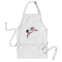 Red Paint Sadllebred Filly rearing Aprons