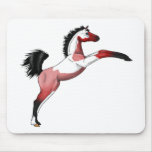 Red Paint Sadllebred Filly rearing Mouse Mats