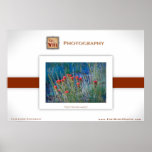 "Red Paintbrushes" poster