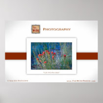"Red Paintbrushes" poster