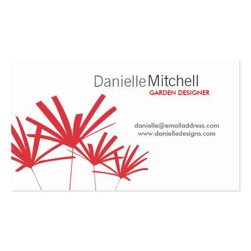 RED PALMS Business Card