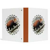 Red Panda Bear Binder