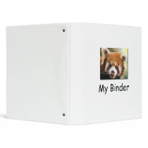 Red Panda Binder by Nightnaiad Red Panda Binder