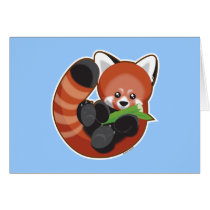 Red Panda Greeting Card