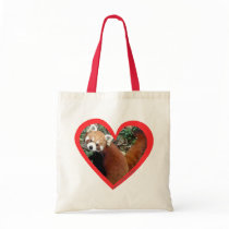 Red Panda Heart Bags