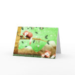 Red Panda mountain - greeting card