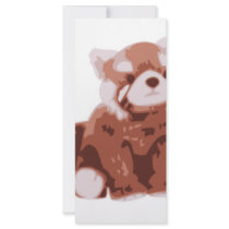 Red Panda rack cards by wowpanda Red Panda rack cards