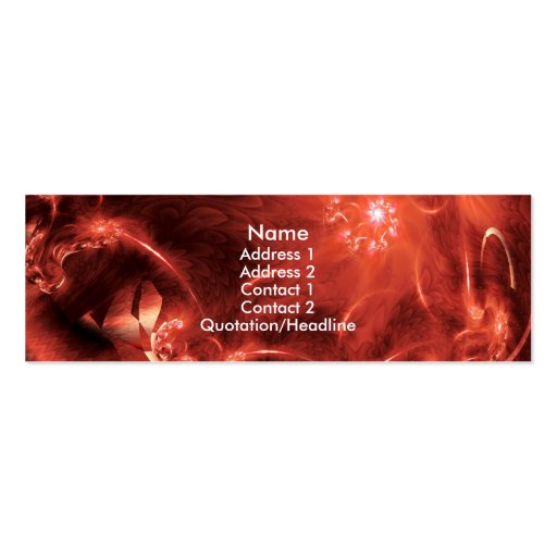 red paperships business card (front side)