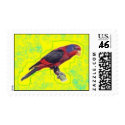 Red Parrot stamp