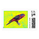 Red Parrot stamp