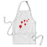 red party balloons icon aprons