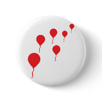 red party balloons icon button