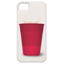 red party cup  with drink iPhone 5 cases