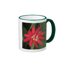 Red Passion Flower Coffee Mug