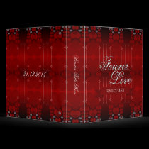 Red Passion Love Wedding Romance Binder binders