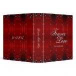 Red Passion Love Wedding Romance Binder
