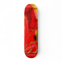 red pastel skateboards