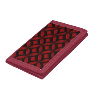 Red Pattern Artistic Wallet