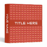 Red pattern binders