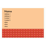red pattern business cards