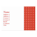 red pattern business cards