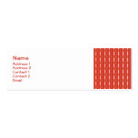 red pattern business cards
