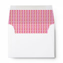 Red Pattern Custom Envelope envelope
