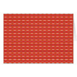 Red pattern cards