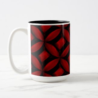 Red Pattern Mug
